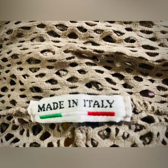 DONATED NWOT Beige Spring Sweater/ Coverup - Picture 4 of 4